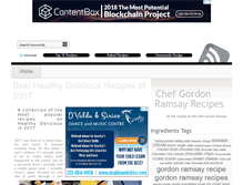 Tablet Screenshot of gordon-ramsay-recipes.com